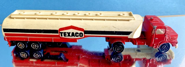 Camion Jouet Vintage Scania Majorette No.364 Avec Remorque Texaco - Échelle 1:100