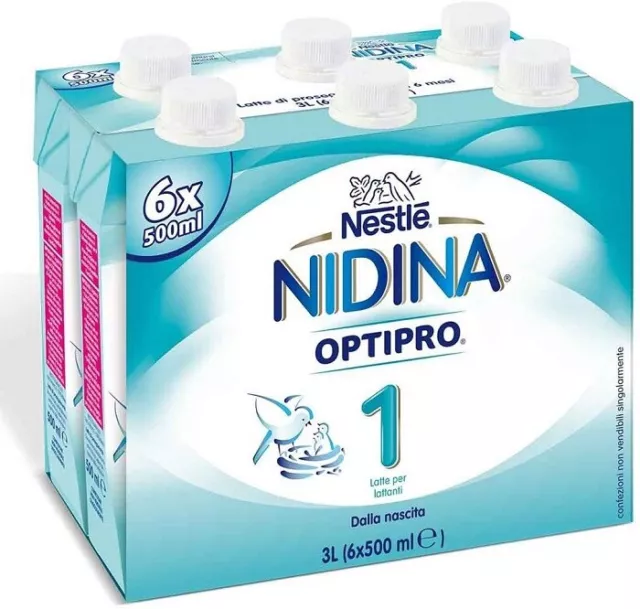 Nestlé Nidina 1 1 Optipro Flüssigkeit 6 Packungen Da 500ml
