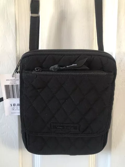 Nwt New Vera Bradley Factory Rfid Quilted Mini Hipster Classic Black $85.00 Nwt New Vera Bradley Factory Rfid Quilted Mini Hipster Classic Black $85.00