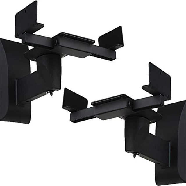 DUAL SIDE CLAMPING Bookshelf Speaker Wall Mounting Bracket For Large