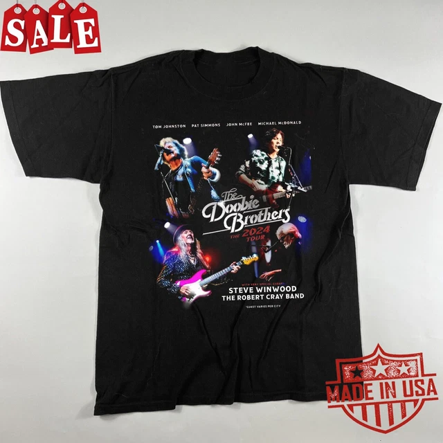 THE DOOBIE BROTHERS Band The 2024 tour Gift For Fans Unisex S5XL Shirt