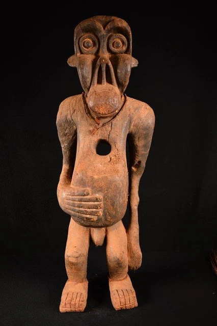 22228 A Primitiva Mega Grande Africana Bulu Affa Estatua Camerún