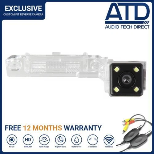 thumbnail image 2 of Audio Tech Direct Reverse Parking Camera For Seat Ibiza, Leon, Toledo, Altea XL – Number Plate Light Mount, Night Vision 2 of 6