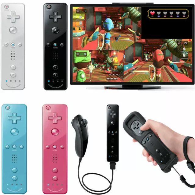 Wii Remote Controller Built in Motion Plus Nunchuck For Wii U Console Gamepad