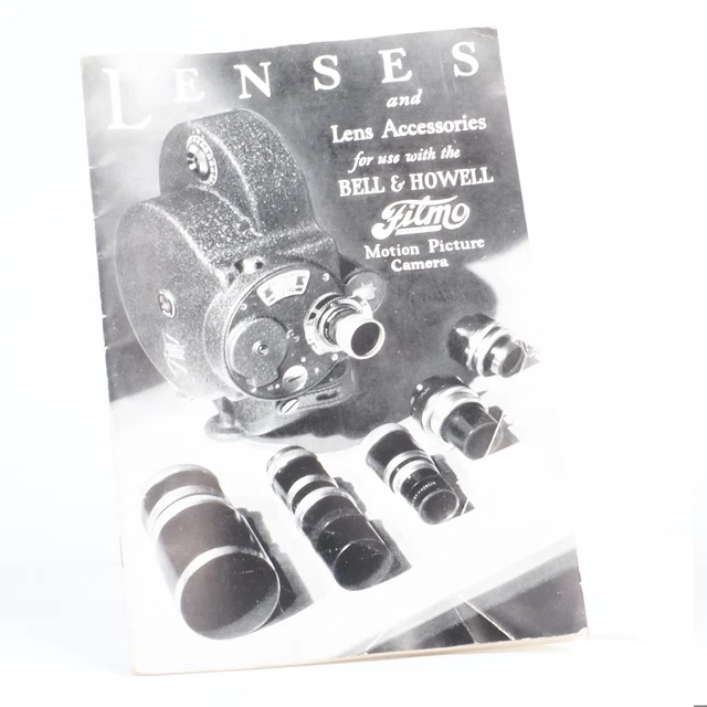 ^ Vintage Bell & Howell Filmo Lens & Accessory Brochure Booklet