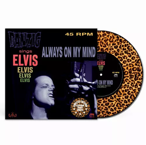 Danzig - Always On My Mind (Leopard Vinyl) [New 7" Vinyl] Colored Vinyl