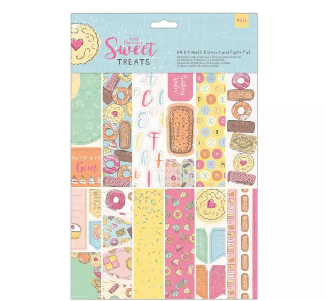 Sweet Treats - A4 Ultimate Die-Cut & Paper Pack- Docrafts Papermania - 48pk