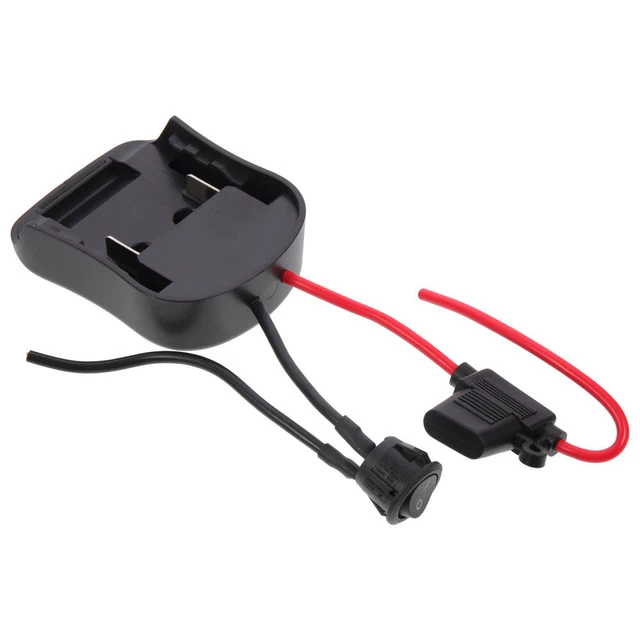 Kit Connecteur De Faisceau Pour Batterie Milwaukee M18 – Adaptateur Roues Électriques Avec Fusibles Et Vis – Compatible Peg-Perego