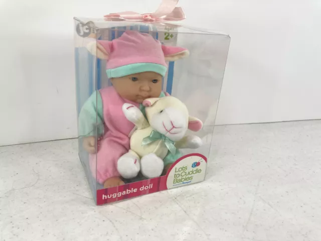 Berenguer Lots to Cuddle Babies Huggable Doll JC Toys Scented Lamb Yellow 35112