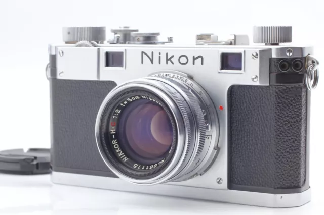 [Near MINT] Nikon S 35mm Rangefinder Film Camera 50mm F2 MF Lens From JAPAN