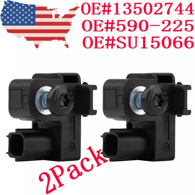 2x Front Left & Right Bumper Impact Sensor For GMC Chevy Tahoe Suburban 13502744