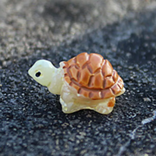 Mini Turtle Tortoise Miniature Fairy Garden DIY Doll House Terrarium Micro