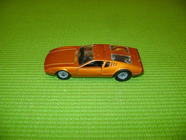 SOLIDO 1/43 De Tomaso Mangusta 1969 - Gris Métallisé, Collection Azéma, état Exceptionnel