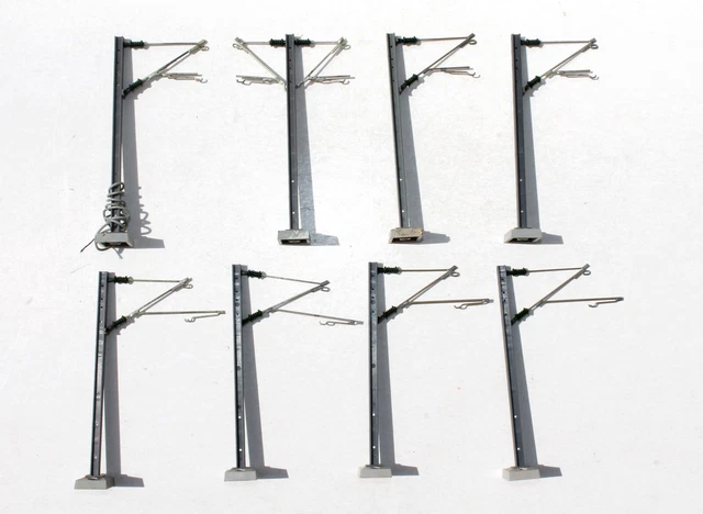Poteaux caténaires 25 KV (mono) à monter - JV (Lybe) - Modélisme