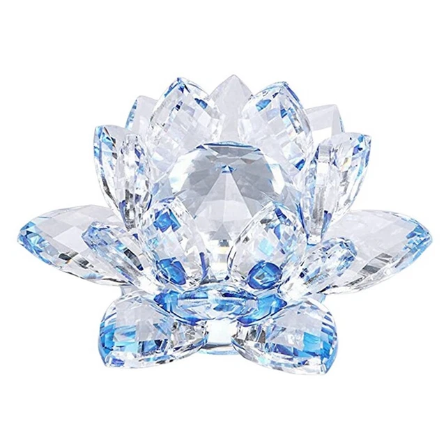 Cristal Brillo Loto Flor Reflejo Feng Shui Decoración Boda Fiesta (4.7 I E8C6