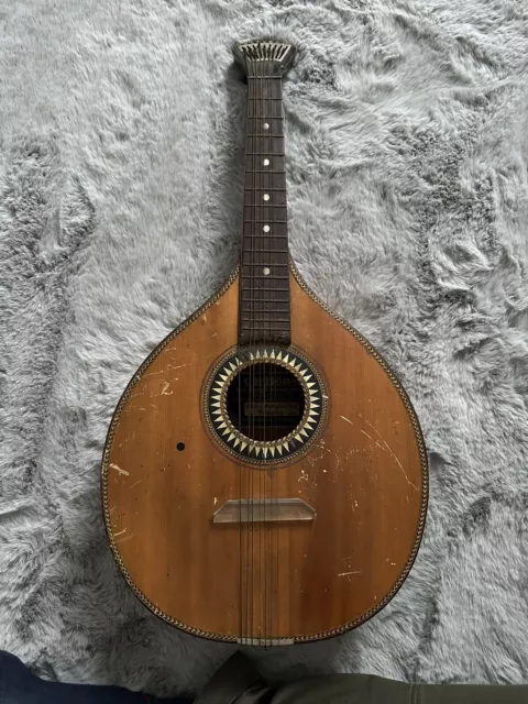 Old C.H. Böhm Waldzither and Walddoline 1897 Ancient Musical Instrument Hamburg