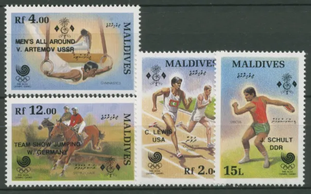 Malediven 1989 Olympia Sommerspiele Seoul Medaillengewinner 1325/28 postfrisch