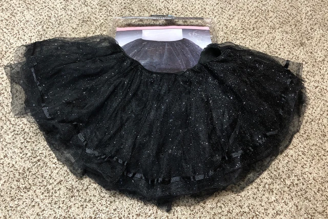 Black Shimmer Tutu Amscan Youth Child M/L