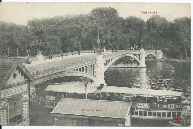 CPA 92 - SURESNES - Le Pont