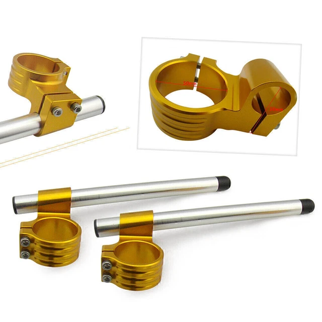 Motorcycle CNC 50mm Clip On Ons Handle Bar fit Honda 2004-2012 CBR 1000RR 04-12
