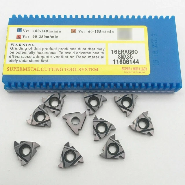Stall R. Impact Inserts HAUTE QUALIT FILETAGE Inserts 16ER AG60 CNC Carbure Impact R sistance ...