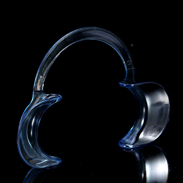 20pcs Disposable Teeth Whitening Mouth Cheek Dental C-type Retractor Transpar US