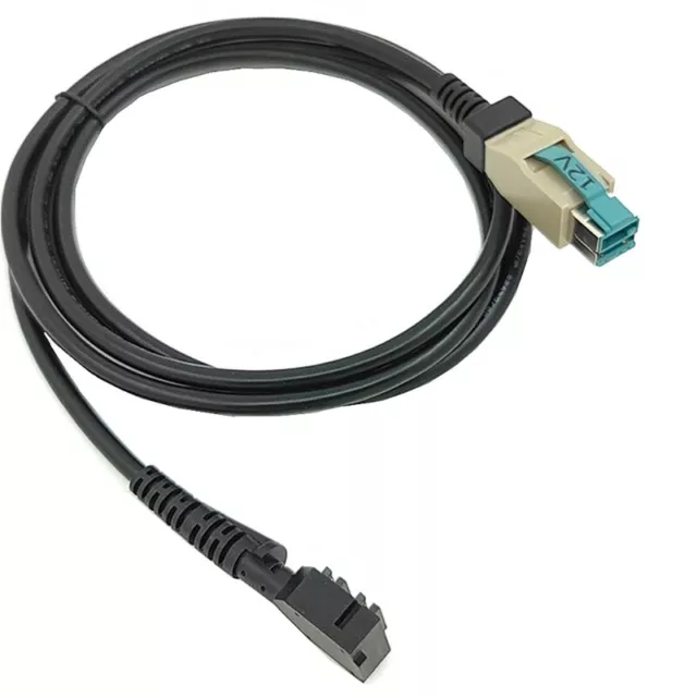 2m/6.5ft Scanner Cable 12V USB 8P Cable for Verifone VX820 Easy Installation
