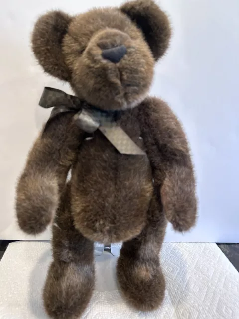 Boyds Bear, Vintage 16” Warner Von Bruin Jointed Plush W/Tag 57151-05. Retired.