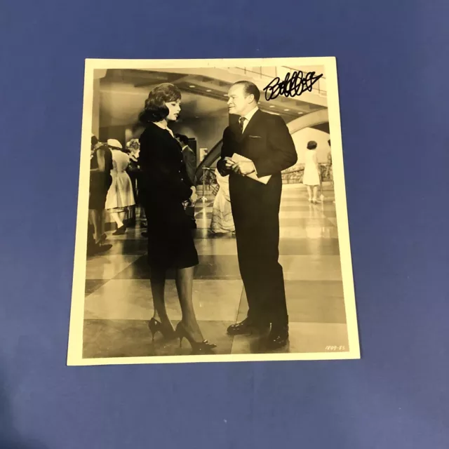 BOB HOPE Hand Signed AUTOGRAPHED  8x10 B&W Photo