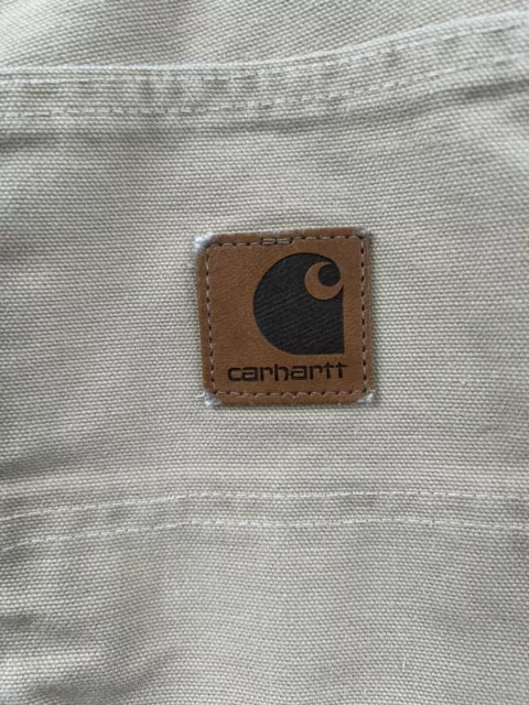 VTG CARHARTT CARPENTER Shorts Mens Size 40 Denim Dungaree Fit Workwear ...