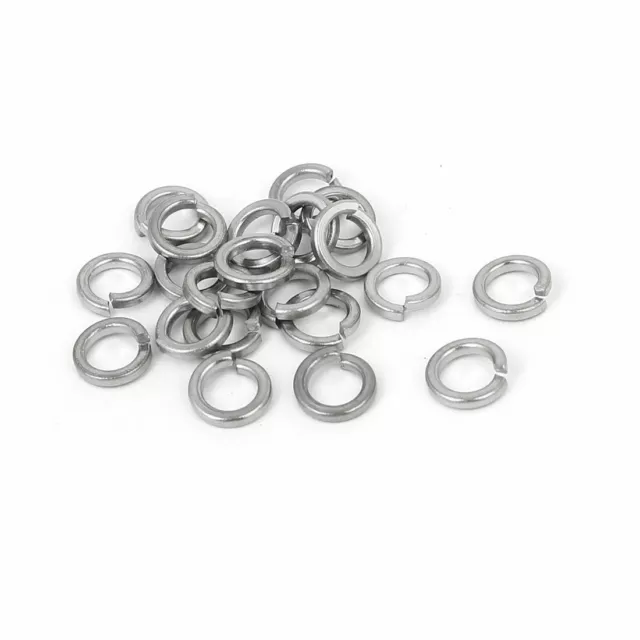 Split acier inox vis rondelle ressort blocage M4 joint Dia int. 21Pcs