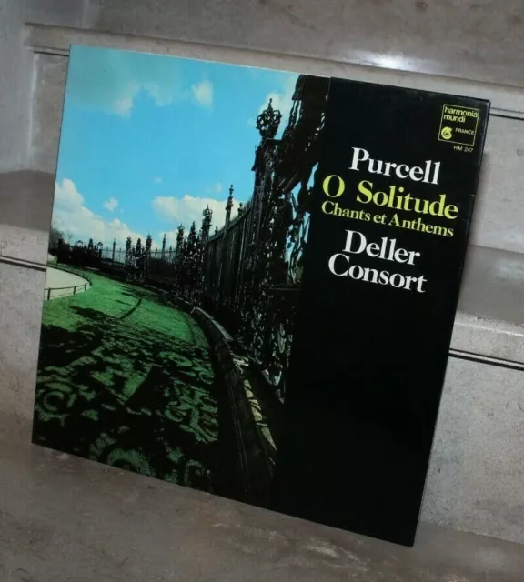 Lp vinyl  Purcell- Deller Consort ‎– O Solitude (Chants Et Anthems)