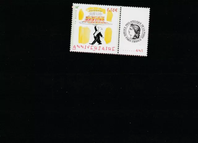 3688a anniversaire : timbre personnalisé