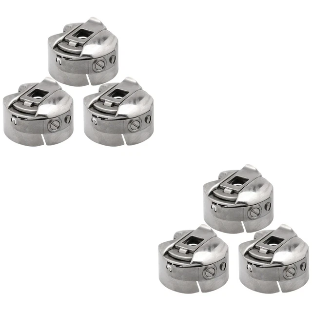 6 PCS Étui À Canette Pour Machine Coudre Boîtier De En Métal