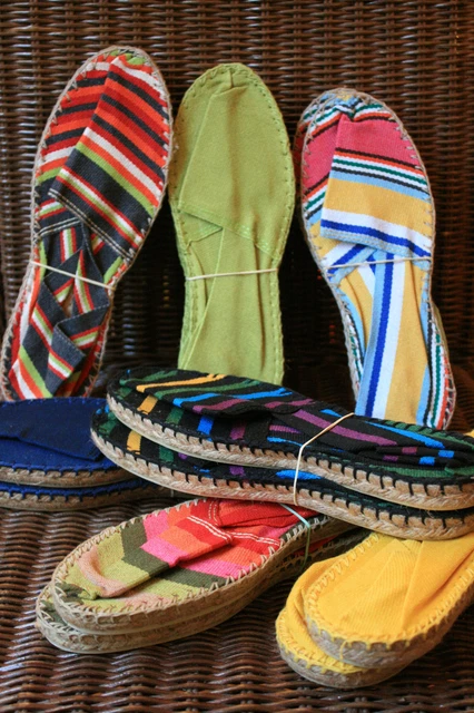 Véritables espadrilles top basques
