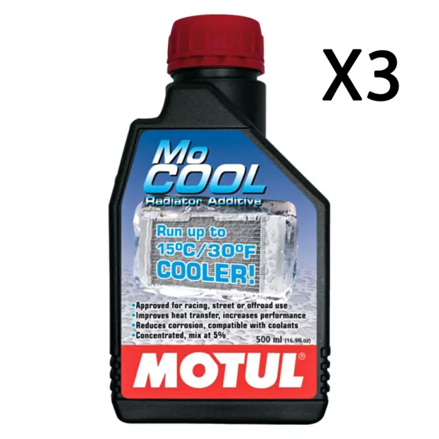 Zusatzstoff Motul Mocool Reduziert Die Temperatur Bis 15°C 3 X 500 ML = 1,5 Ltr