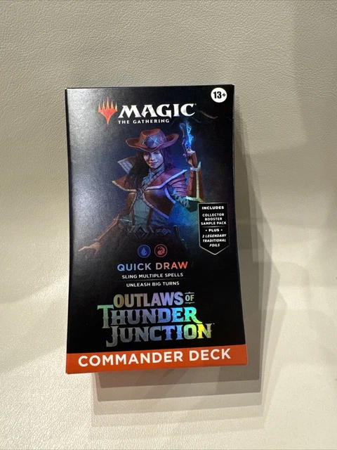 Magic The Gathering Outlaws of Thunder Junction 100ct Deck Protector Sleeves Key Art 6 main image 1