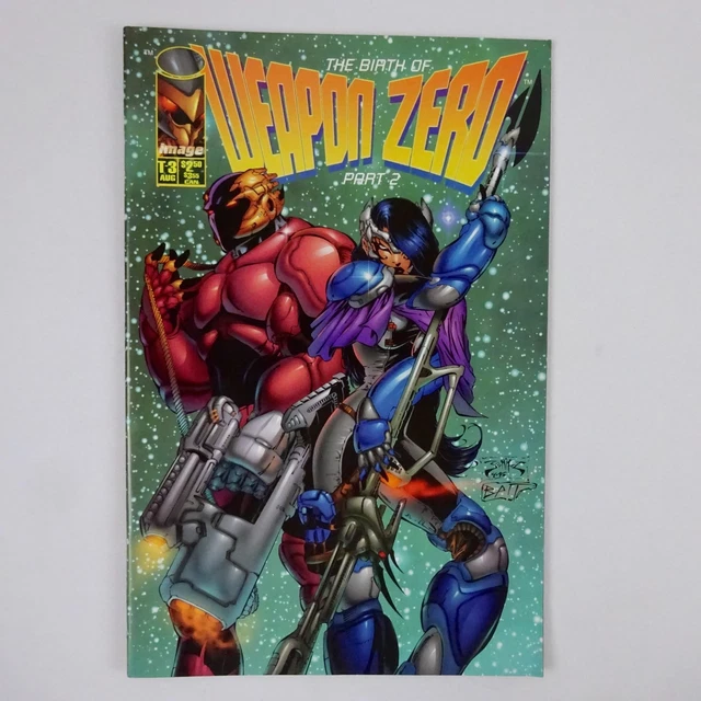 Image Comics Weapon Zero no. T-3 Prologue 2 1995 1st printing