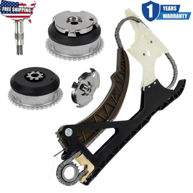 N51 N52 Engine Timing Chain Kit VVT Camshaft Adjuster Gear for BMW X5 328 320