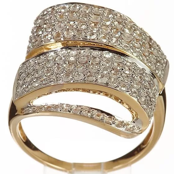 Schmuck Ring Gelbgold 375 Diamant RW21 Ä128