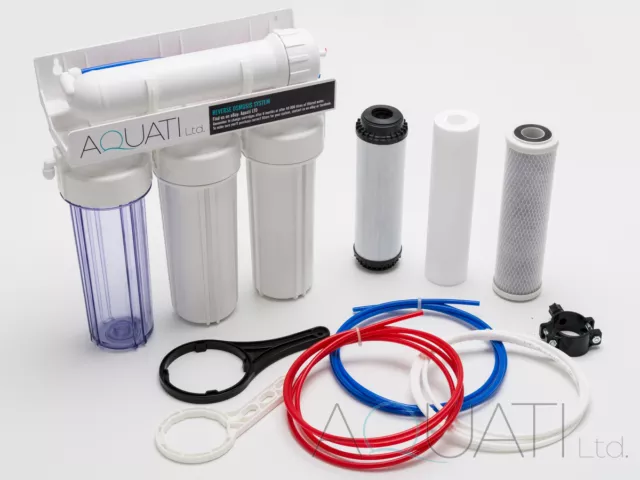 Aquati Large Complete RO 150GPD Reverse Osmosis Water Filter Purification System