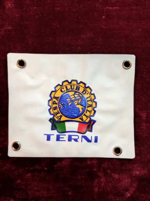Etichetta Raduno Vespistico Terni Anni 60 Vespa Club d'Italia Piaggio VCI Faro