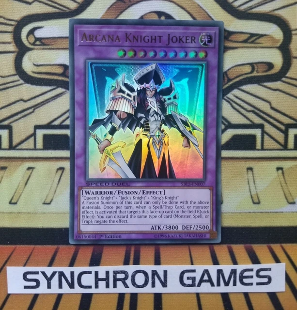 Arcana Knight Joker - SBLS-EN007 - Ultra Rare - 1st Edition - NM Yugioh