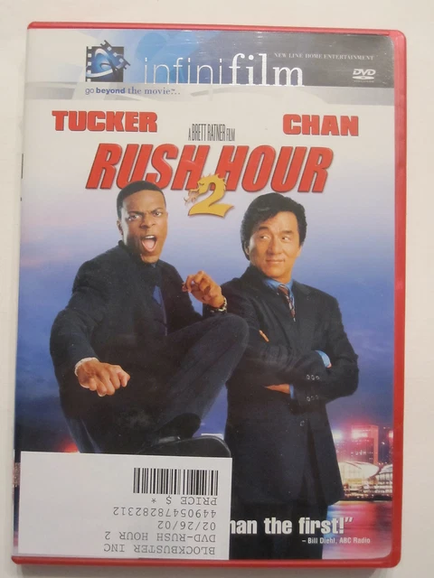 DVD RUSH HOUR 2 2001 Jackie Chan Chris Tucker très bon EUR 8,81 ...