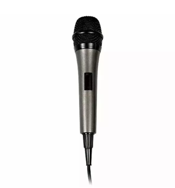 Singing Machine Karaoke Unidirectional Dynamic Microphone w/ 10 Ft. Cord NEW