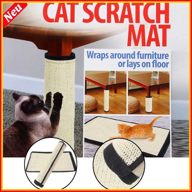 Alfombrillas naturales para arañazos gato sisal protección para muebles gato almohadilla para arañazos juguete