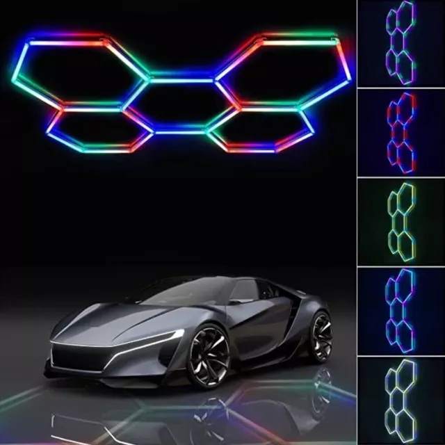 Lampada LED RGB Hexagon officina garage parete soffitto lampada favi illuminazione nuova