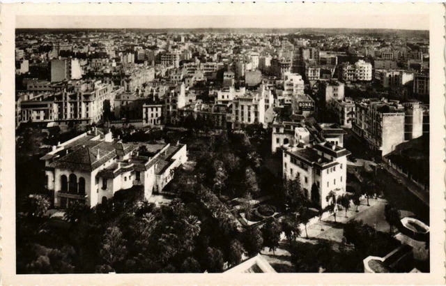 CPA AK CASABLANCA Vue sur le quartier Mers-Sultan MAROC (688620)