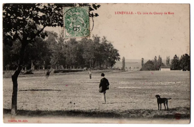 CPA 54 - LUNEVILLE (Meurthe and Moselle) - A corner of the Champ de Mars