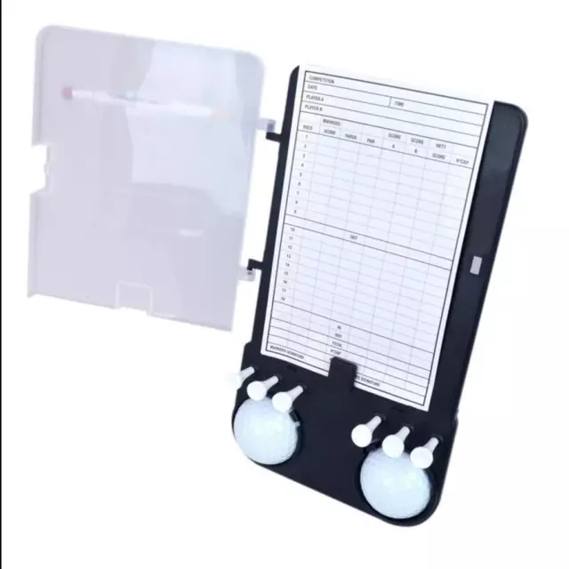 Porte-cartes de score de golf portable Marques de chariot compte Crayon Balles